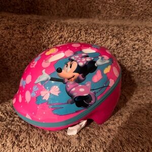 Minnie Mouse Pink Kids Helmet
